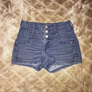 High waisted shorts